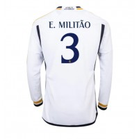 Real Madrid Eder Militao #3 Replika Hemmatröja 2023-24 Långärmad